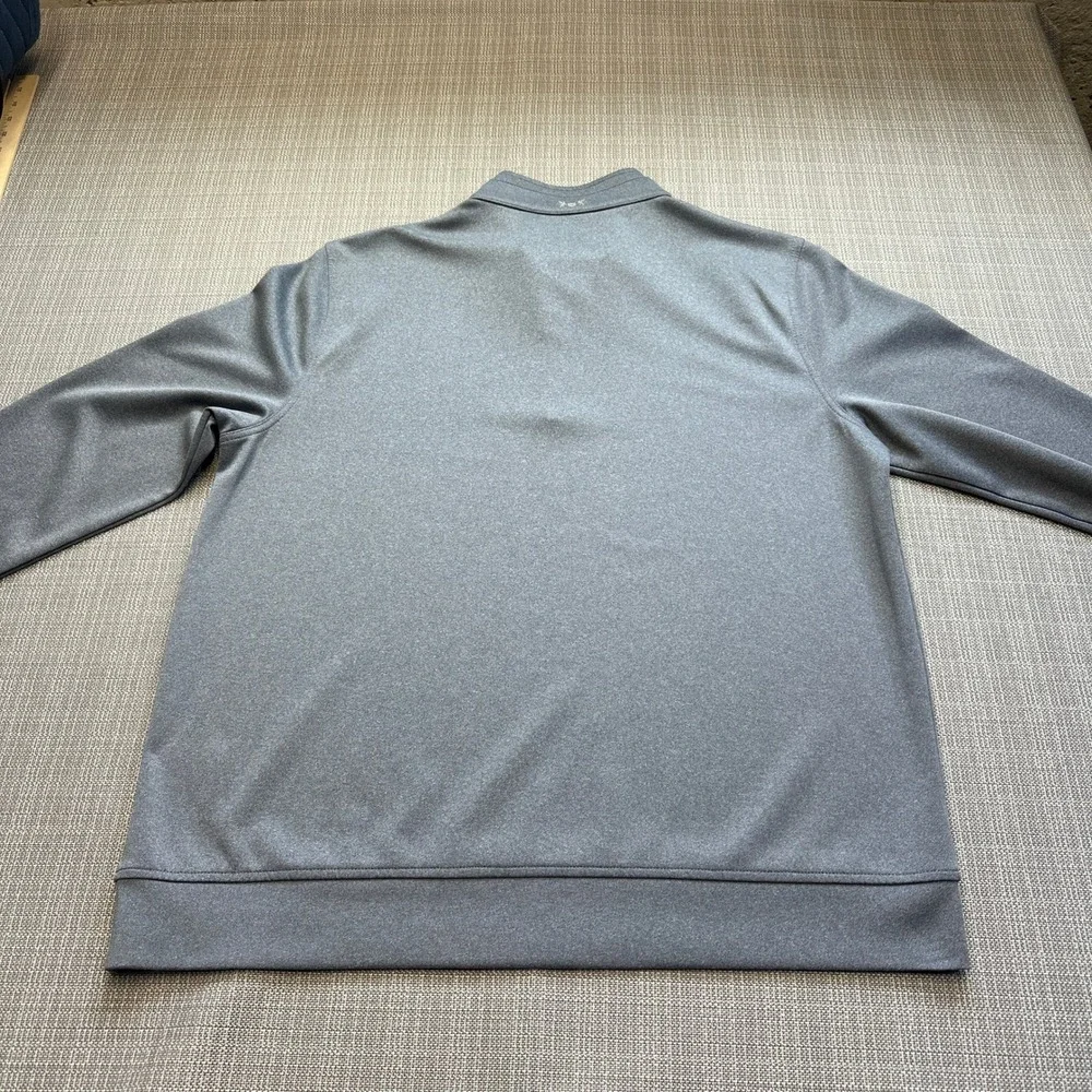 Hickey‎ Freeman Quarter Zip Pullover Mens Large Gray Stretch Performance